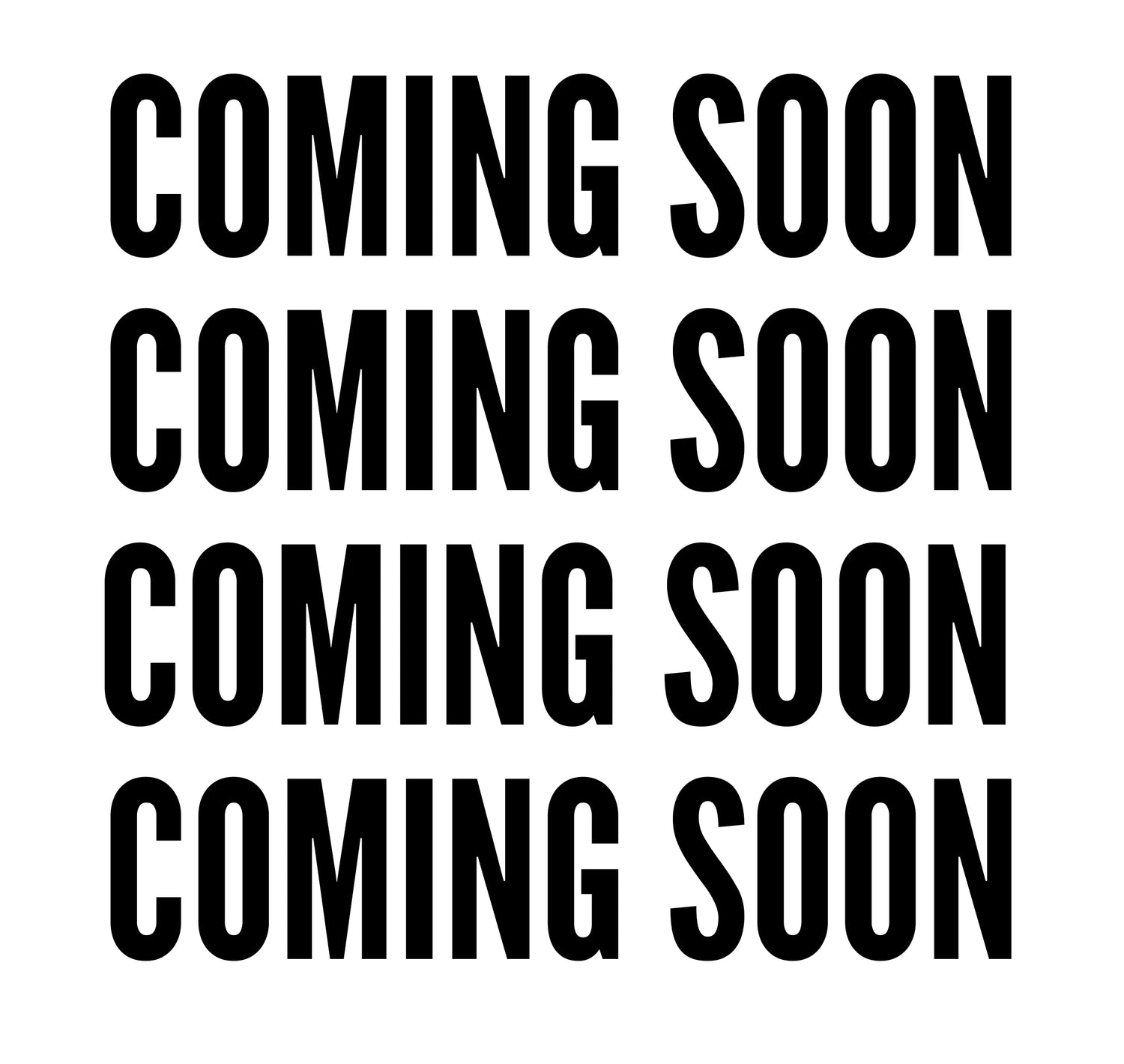 Coming Soon...